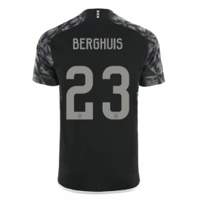 Ajax Steven Berghuis #23 Alternativní Dres 2023-24 Krátký Rukáv